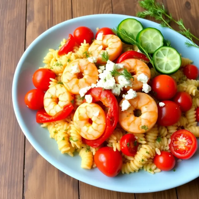 Greek Shrimp Delight: A Mediterranean Feast